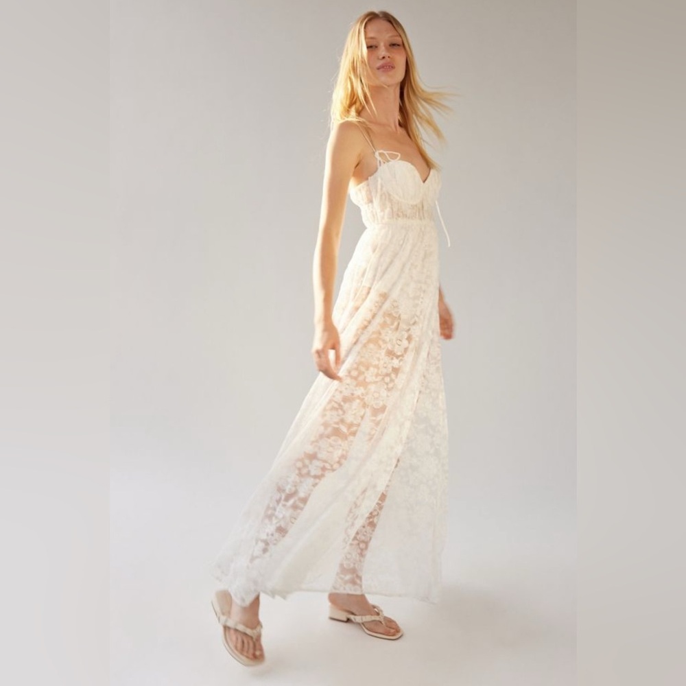 For Love & Lemons Lorena Maxi Dress – Size Medium
